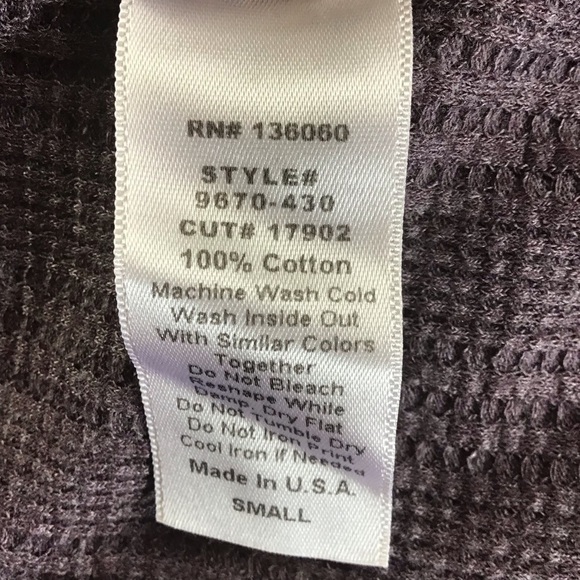 PROJECT Social T Women’s 3 Button Thermal Ribbed Henley Shirt Size Small - Picture 5 of 9